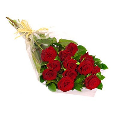 One dozen roses bouquet