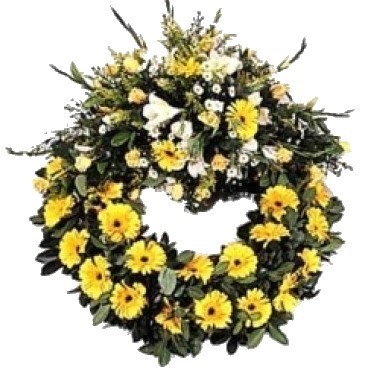 Yellow daisies crown